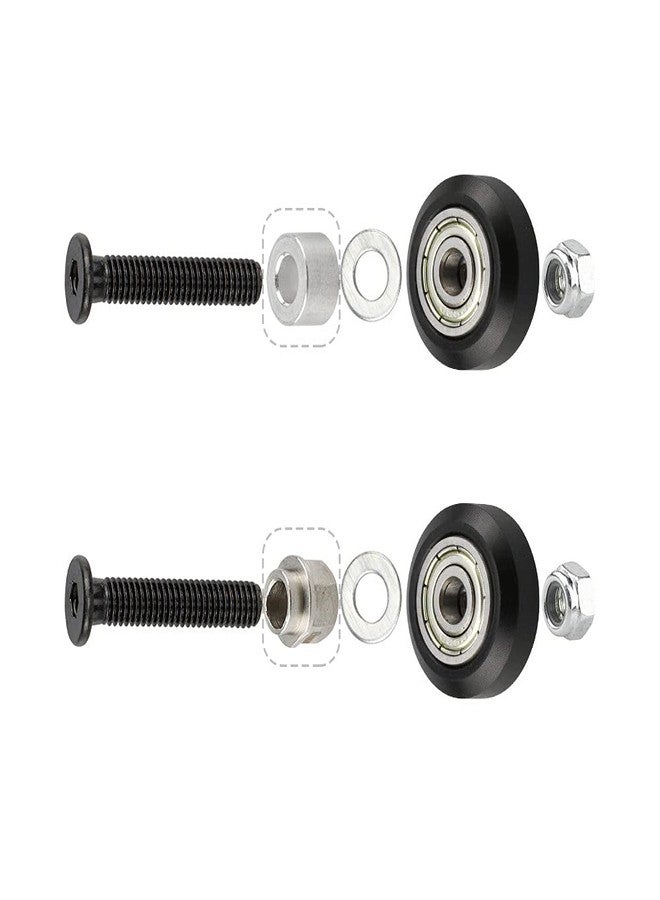 3DINNOVATIONS Big POM Wheel Kit for V-Slotted Aluminum Extrusion Openbuilds V-Slot Rail OX CNC (Set of 2) - Image 1